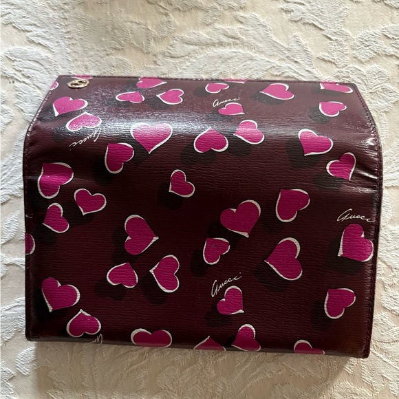 Gucci Leather Heartbeat Continental Flap Wallet - Excellent Used Condition - Picture 4 of 15